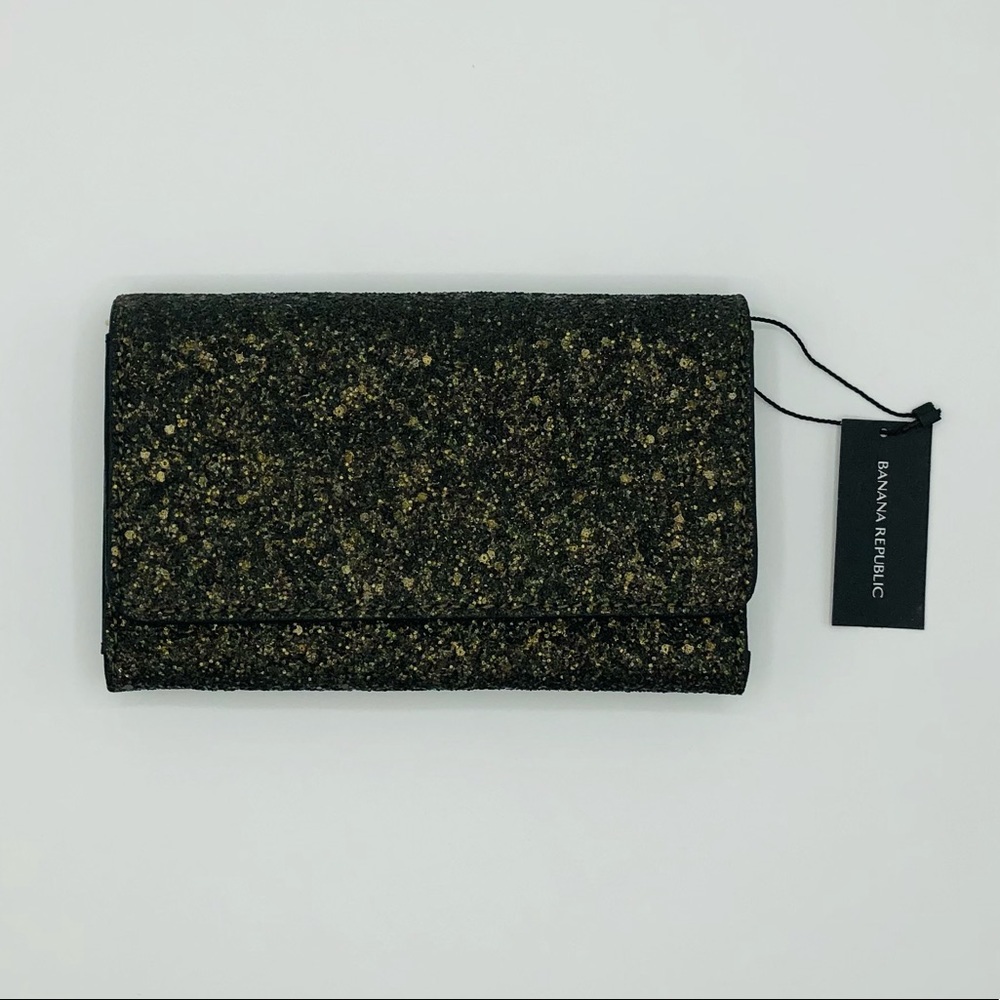 NWT Banana Republic Glitter Phone Wallet Wristlet